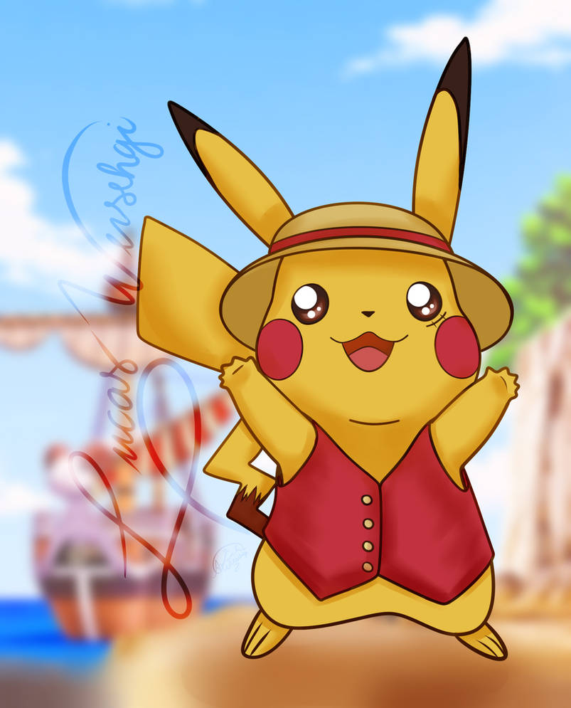 Monkey D. Pikachu by MandyWersehgi on DeviantArt