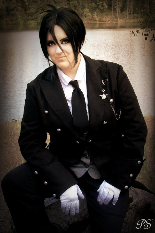 His Butler, Sitting by PhantressSaphira on DeviantArt