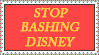 Stop Bashing Disney stamp by tuxedomartyamvhub