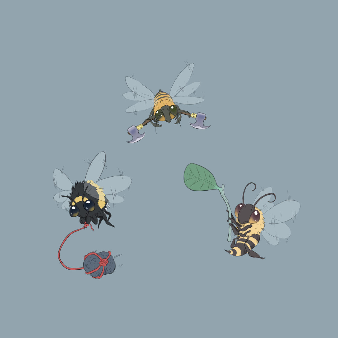 Bee Deviantart Style Bee Adventurers by PoshMop on DeviantArt