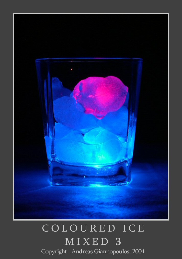 Coloured Ice - Mixed 3 by Snapshooter