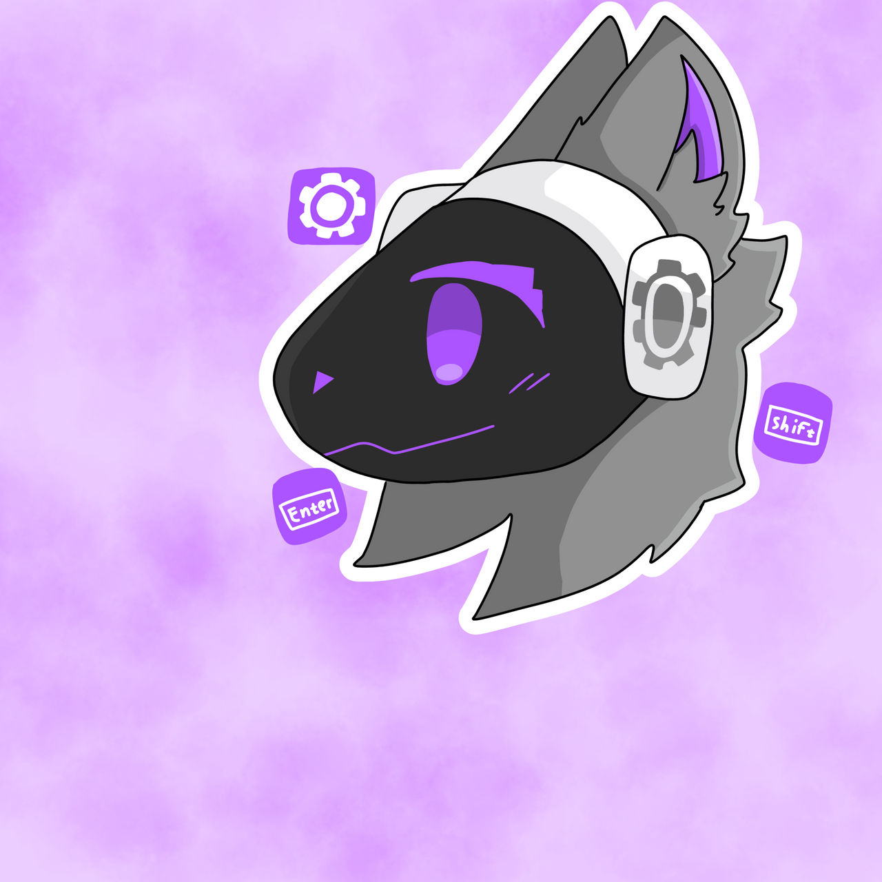 A little cute protogen :D by TheSticha on DeviantArt