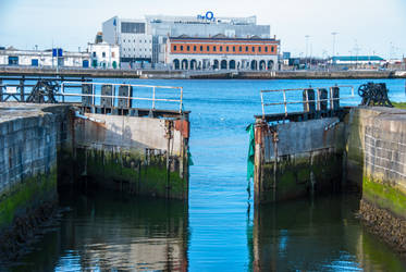 Grand canal dock gates