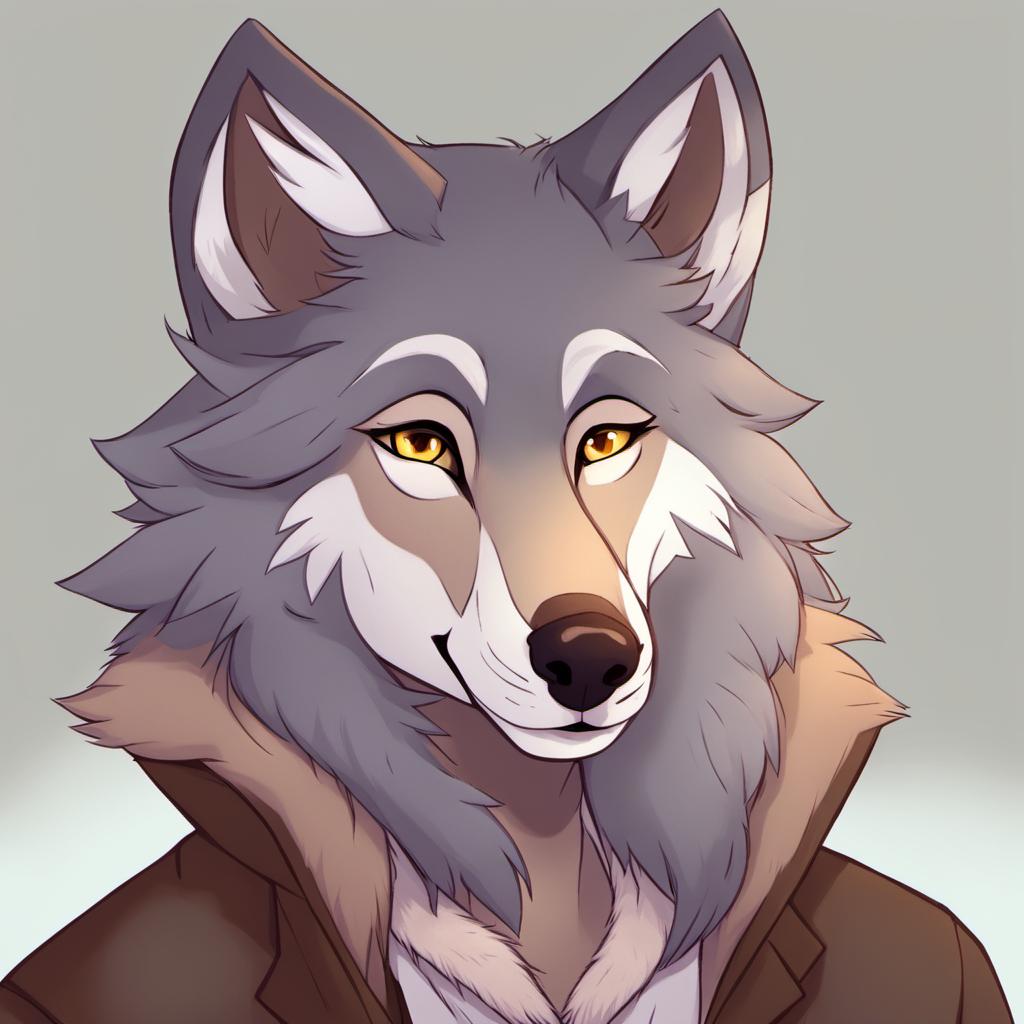 Portrait of wolf by ElijahHyena on DeviantArt