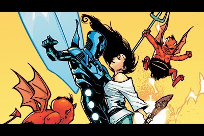 Blue Beetle and Traci 13