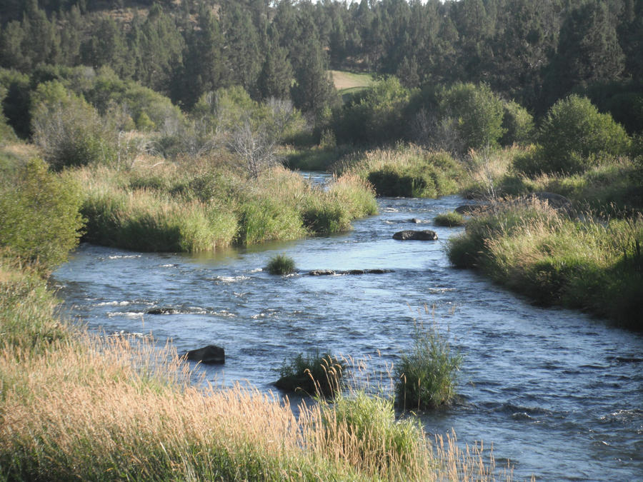 Cline Falls River by WorthyCrayon on DeviantArt