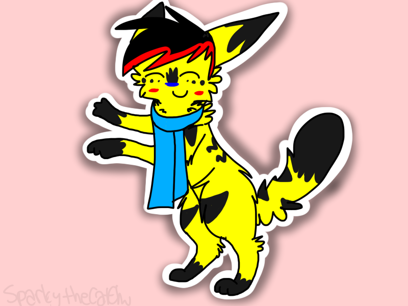 Sparky Sticker