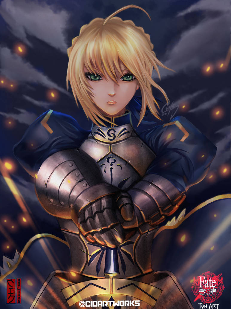 Saber Fate Stay Night Excalibur Version 1 By Cidartworks On Deviantart Saber Fate Stay Night Excalibur Version 1 By Cidartworks On Deviantart
