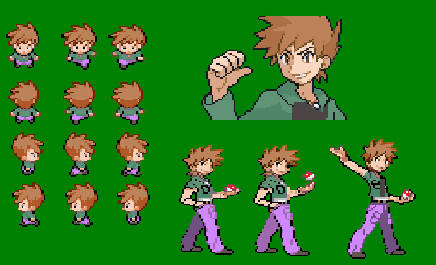 Red and Green sprites