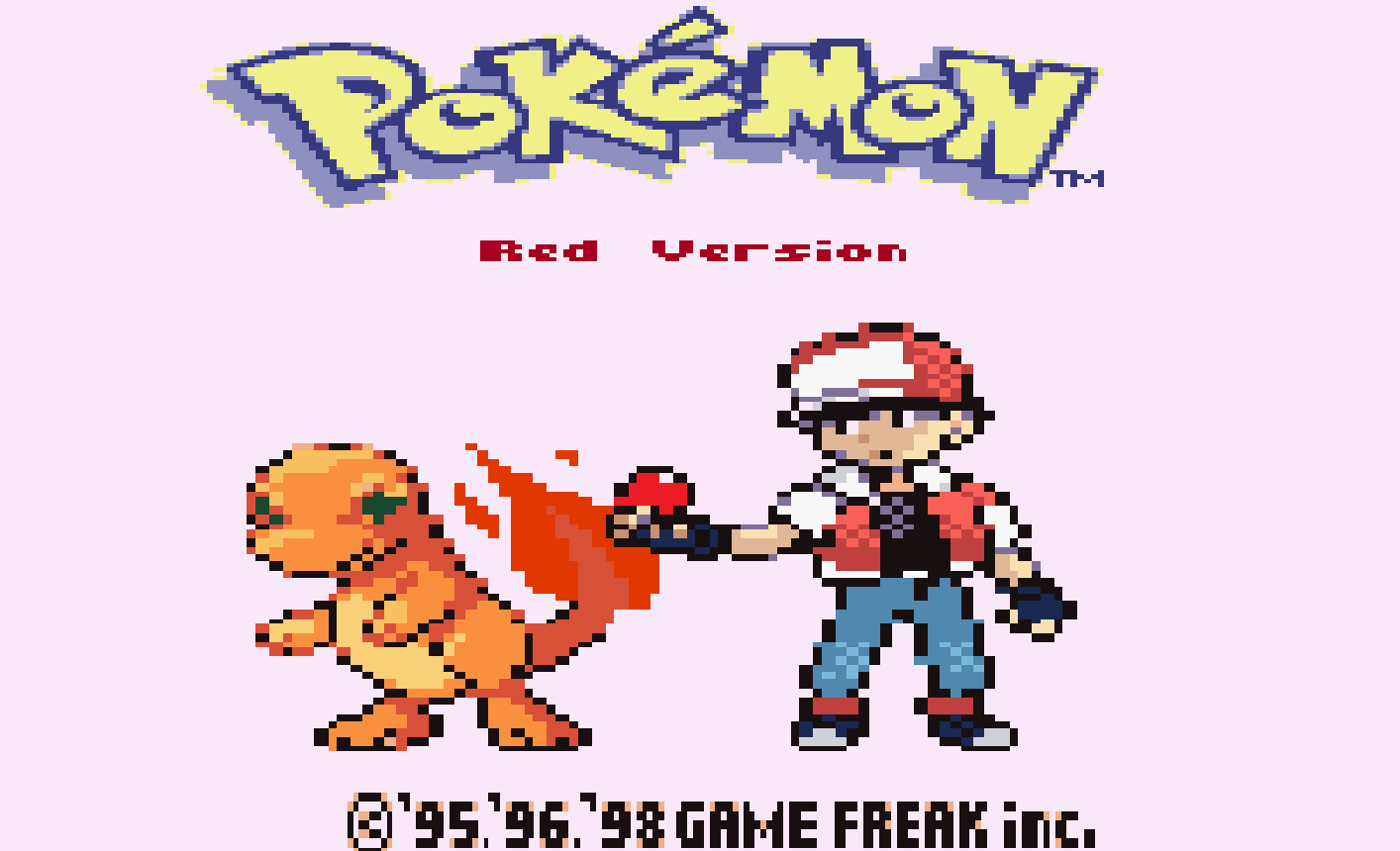 Colored Title Screen(Pokemon)