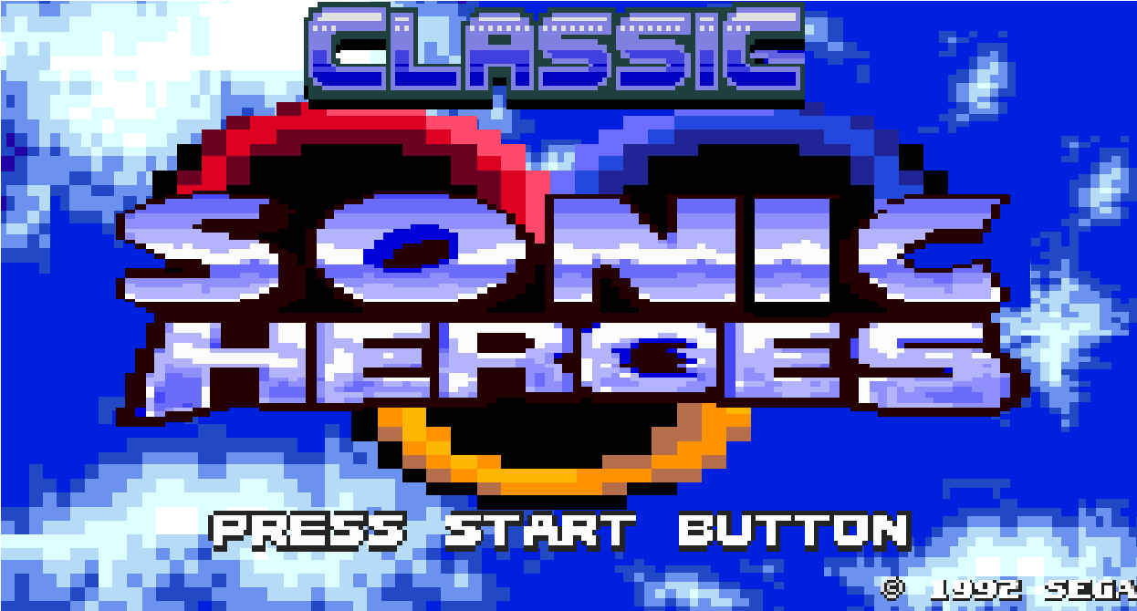 Sonic Classic Heroes - Sonic Retro