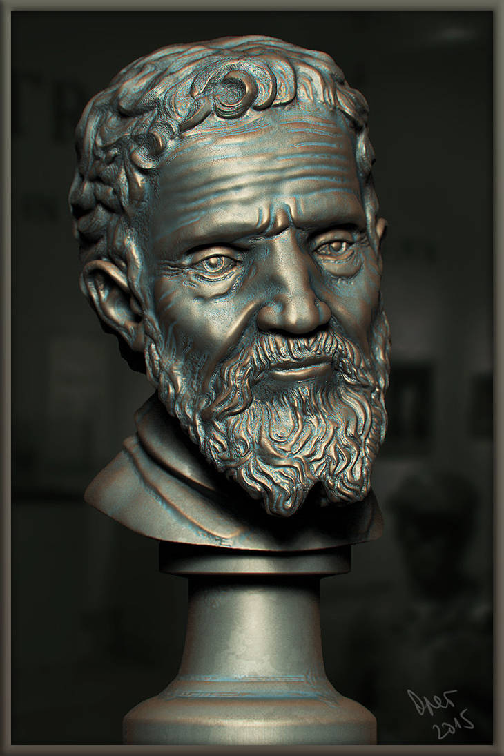 Michelangelo bust by zstring on DeviantArt