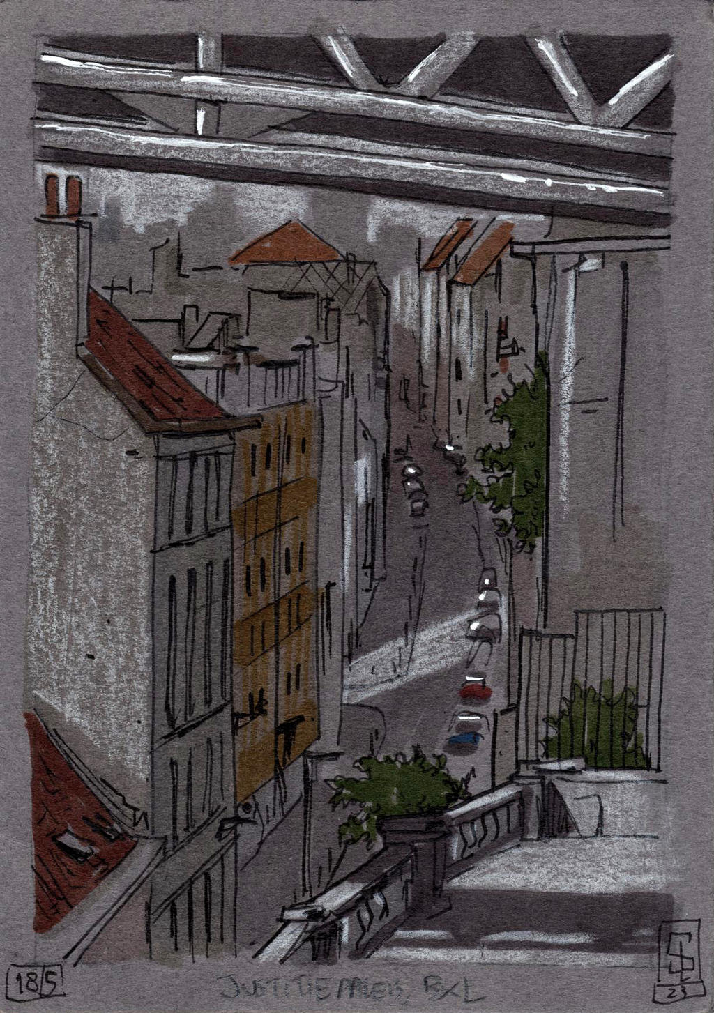 Plein-air Minimenstreet 18th of May 2023