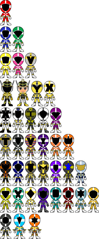 All Kyuukyuu Sentai Gogofive by captainsentai on DeviantArt