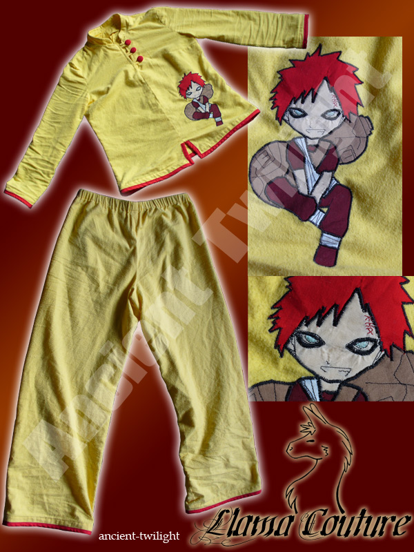 Gaara Pyjamas -Llama Couture-