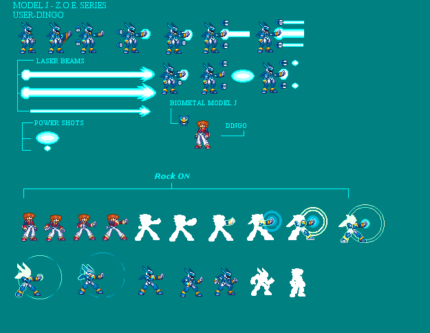 Model J Sprite Sheet