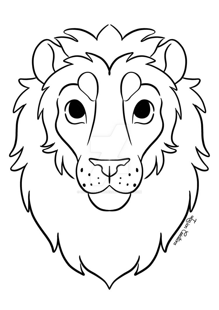 Coloriage Lion by IonionCreations on DeviantArt
