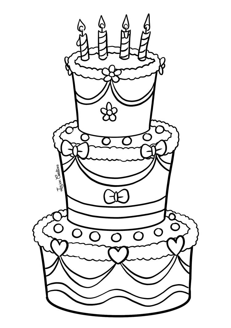 Coloriage Gateau Anniversaire By Ionioncreations On Deviantart Coloriage Gateau Anniversaire By Ionioncreations On Deviantart