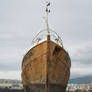 Wooden boat 2 - on land