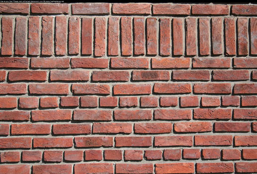 Brick wall with border