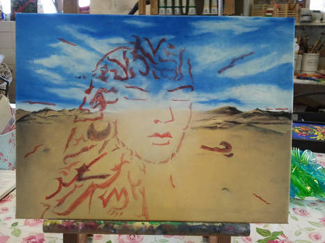 WIPainting: face of th desert.