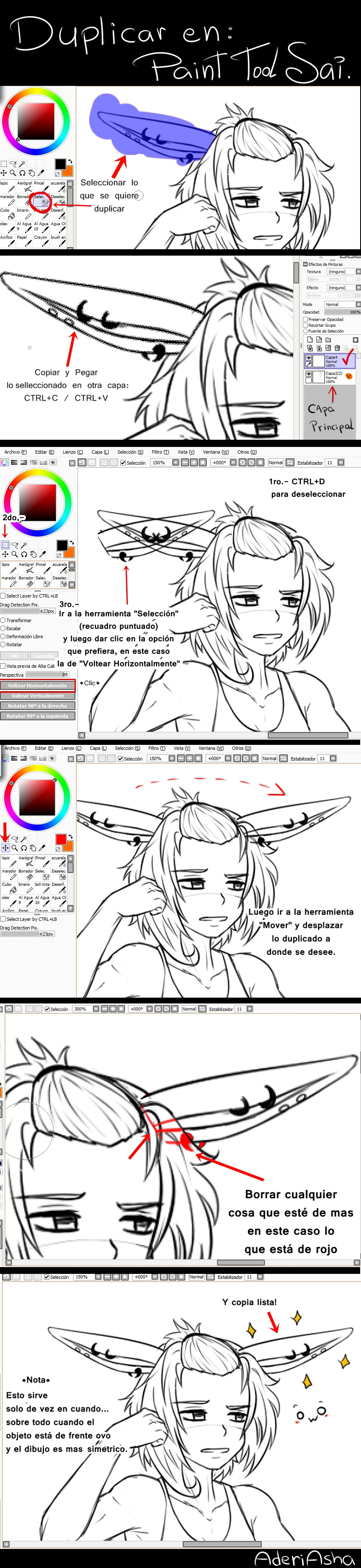 Tutorial Duplicar en Paint Tool Sai