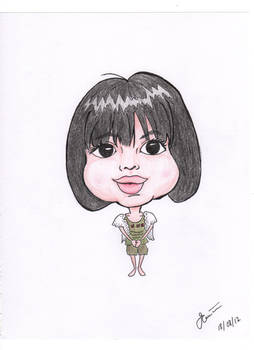 Aubree Caricature