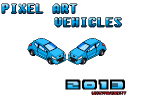 Pixel Art Vehicles Peugot 207