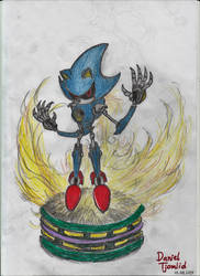 Metal Sonic First 4 Figures statue concept