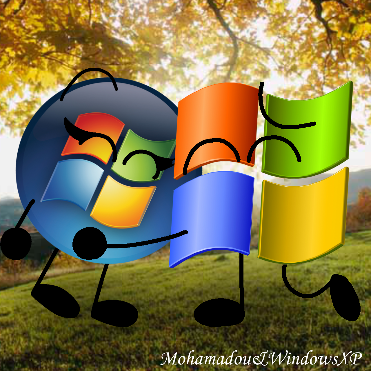 Windows XP and Windows Vista by Mohamadou-and-WinXP on DeviantArt