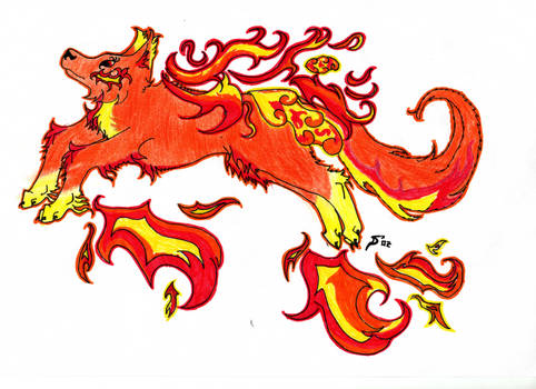 Okami Set-Amber God Of Fire