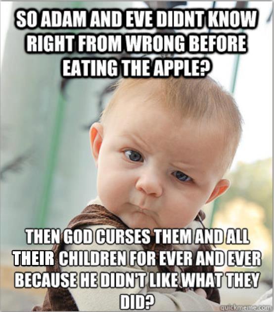 Skeptical baby