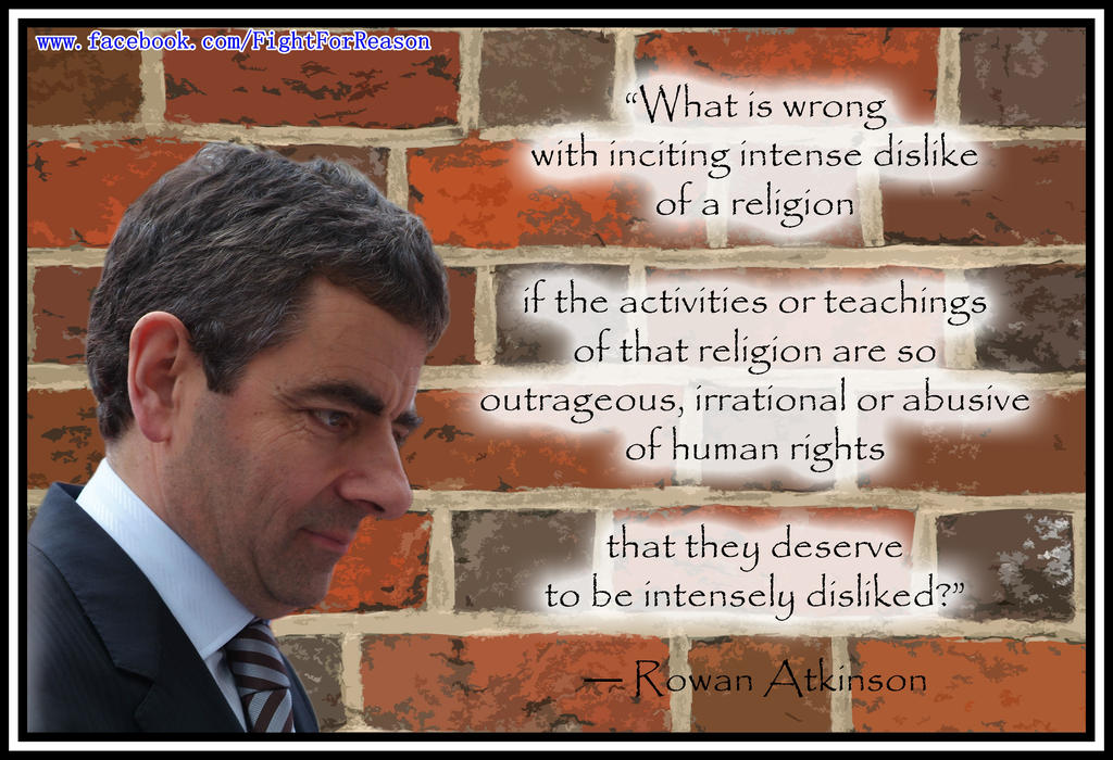 Religion rowan atkinson Rowan Atkinson