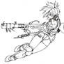 Iria Mid Jump  Lineart