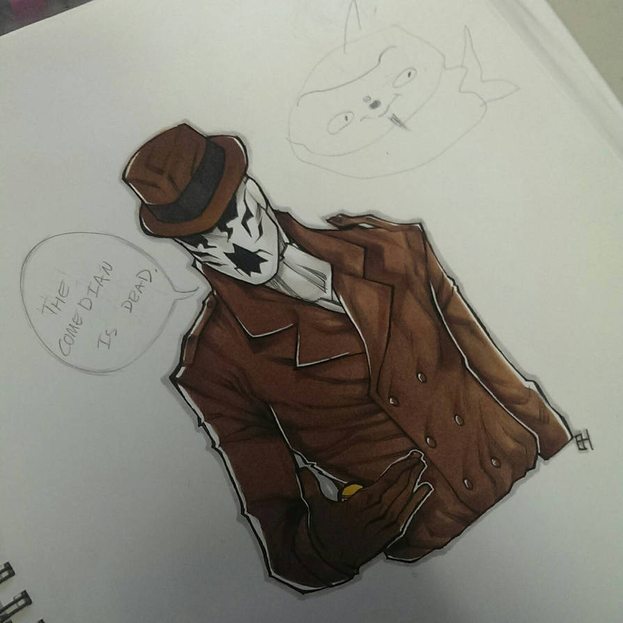 Rorschach ft. creepy fish guy by barely-badass on DeviantArt
