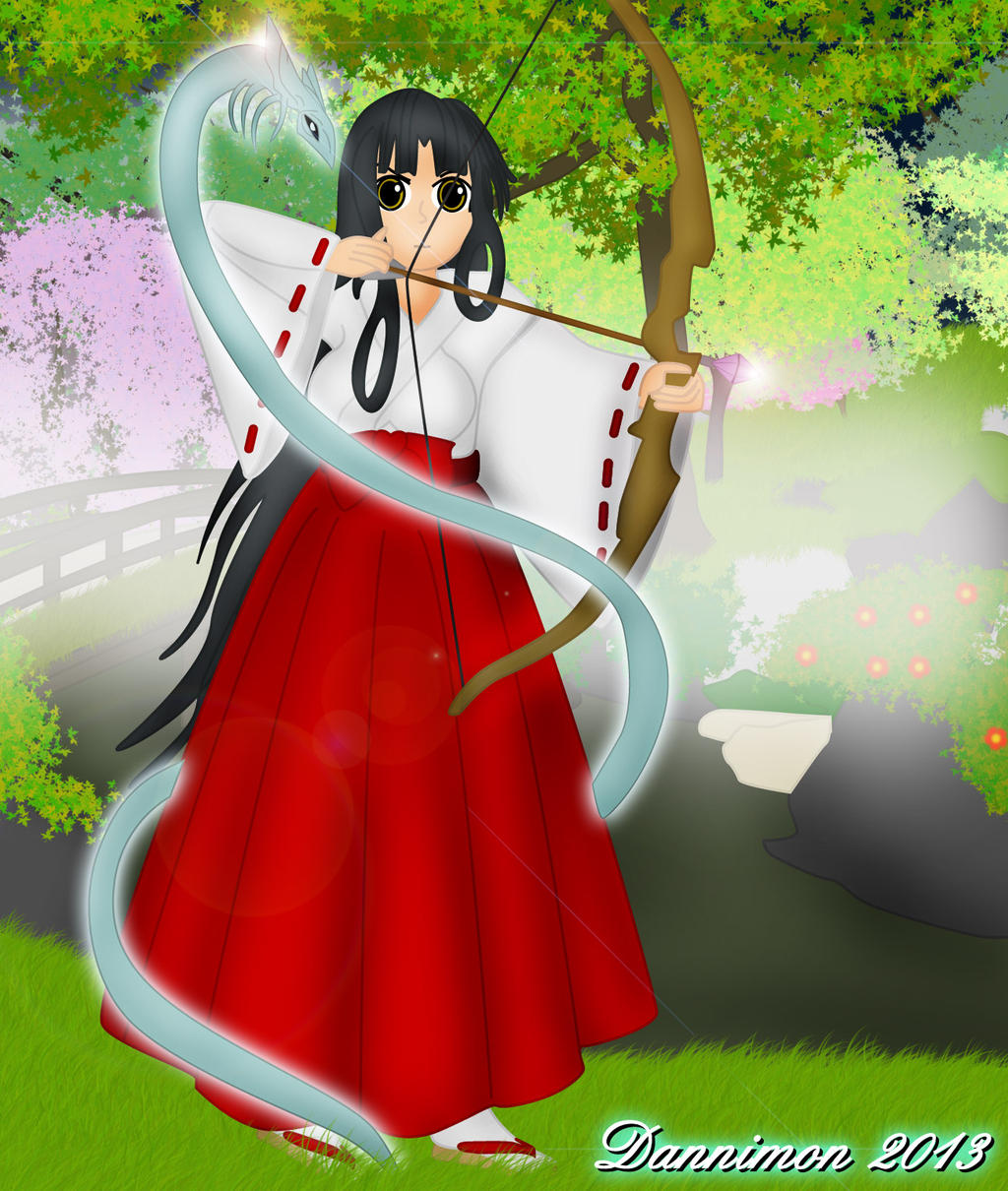 Kikyo'S Mystic Bow And Arrow By Dannimondesigns On Deviantart