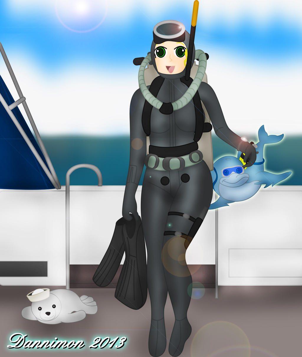 Stacie's Scuba Suit by DannimonDesigns on DeviantArt Stacie's Scuba Suit by DannimonDesigns on DeviantArt
