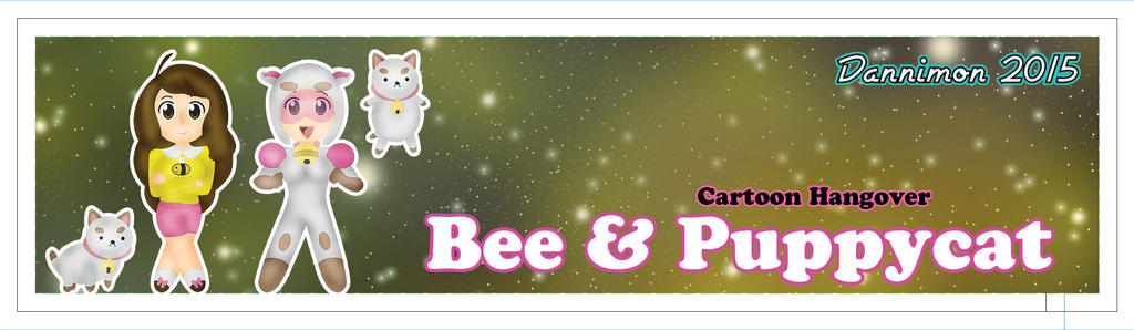Chibi Bee and Puppycat Bookmark