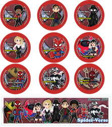 Chibi Spider Man Spiderverse by DannimonDesigns