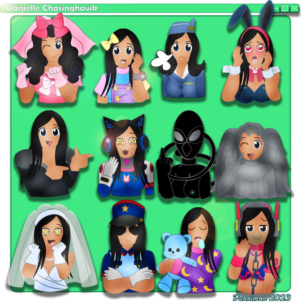 Danielle Emotes by DannimonDesigns on DeviantArt