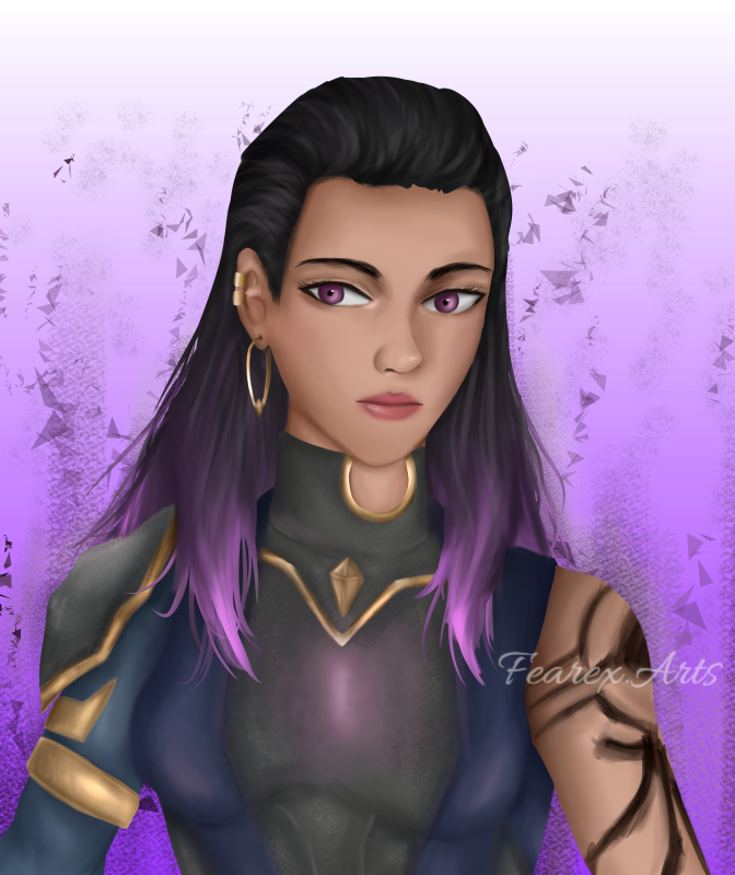 Reyna Drawimg Reyna Art Final by FearexArts on DeviantArt
