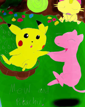 Mew And Pikachu