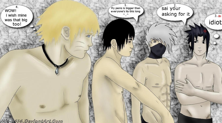 at the bath house with team 7