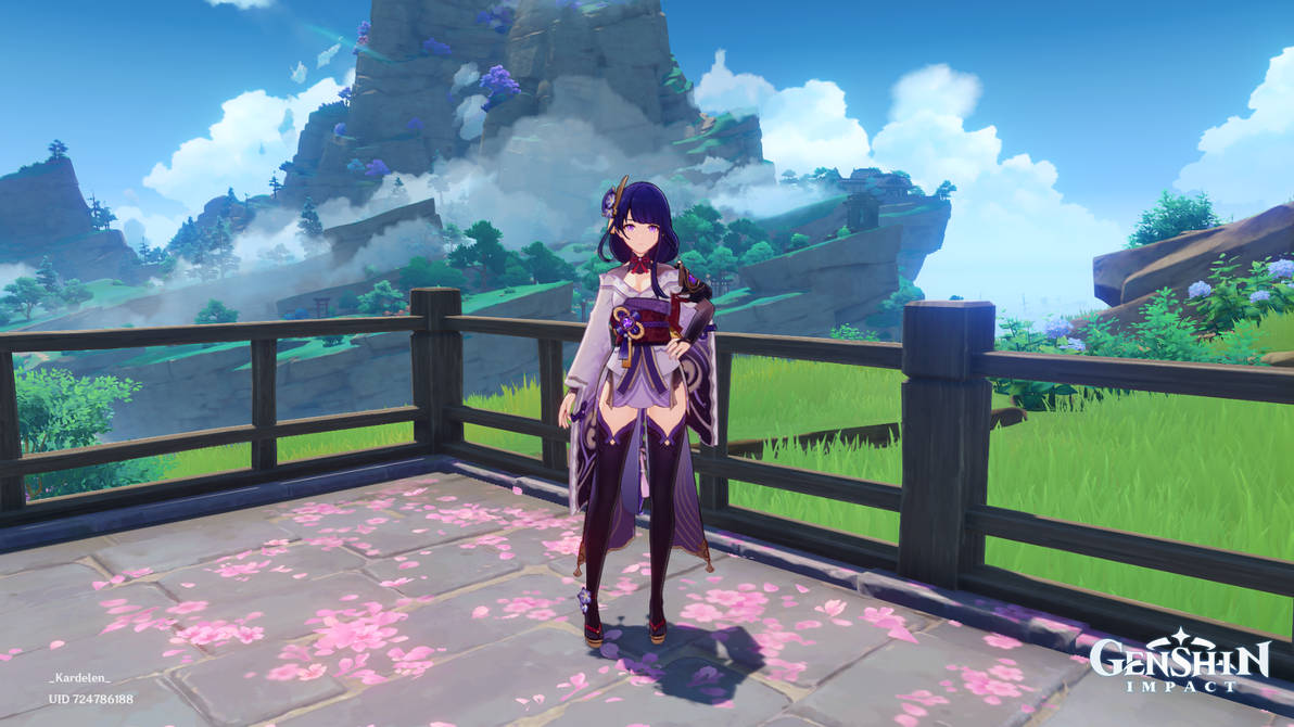 The God / Raiden Shogun by Kardelen2 on DeviantArt