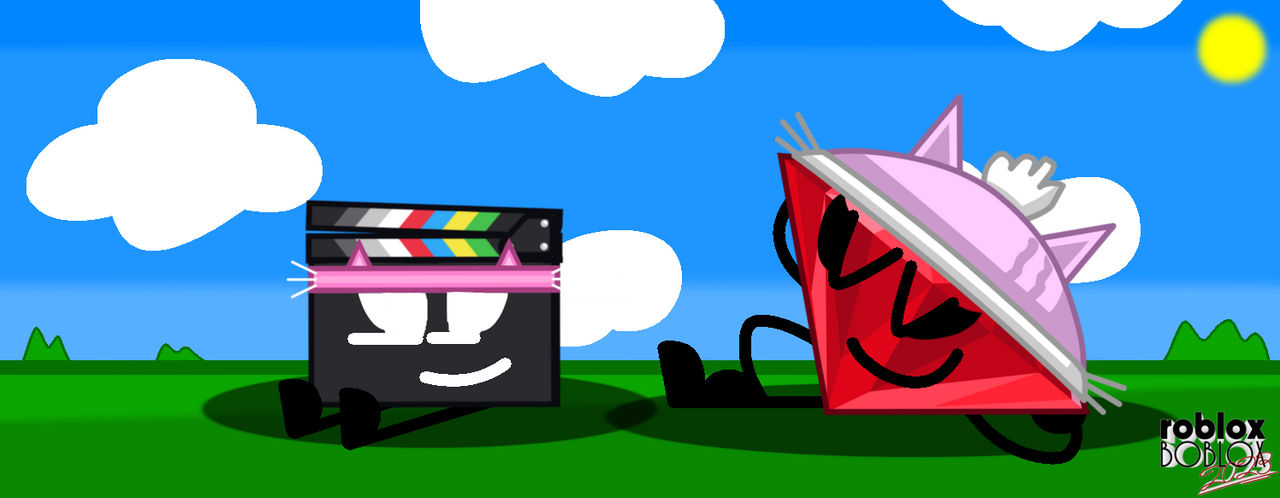 Clapboard and Ruby relaxed on the grass by robloxboblox2023 on DeviantArt