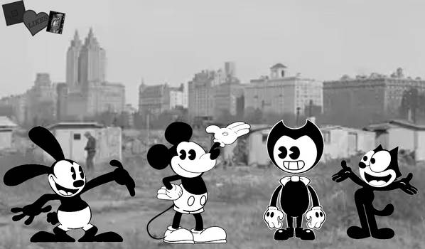 Late 1920's cartoon characters