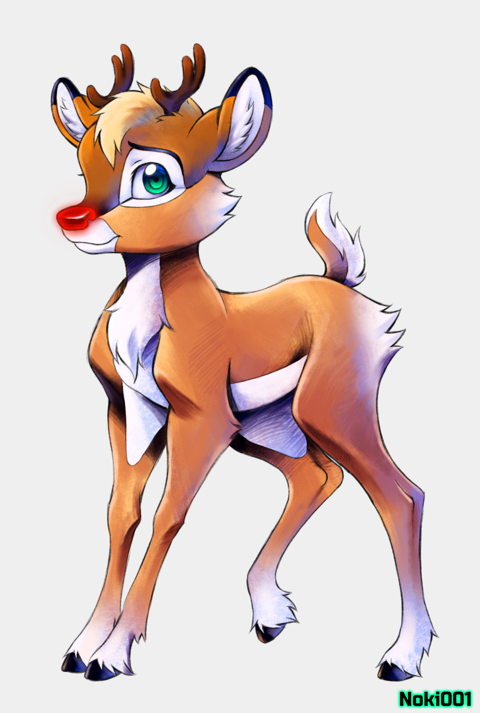Rudolph the Red-Nosed Reindeer by Noki001 on DeviantArt Rudolph the Red-Nosed Reindeer by Noki001 on DeviantArt