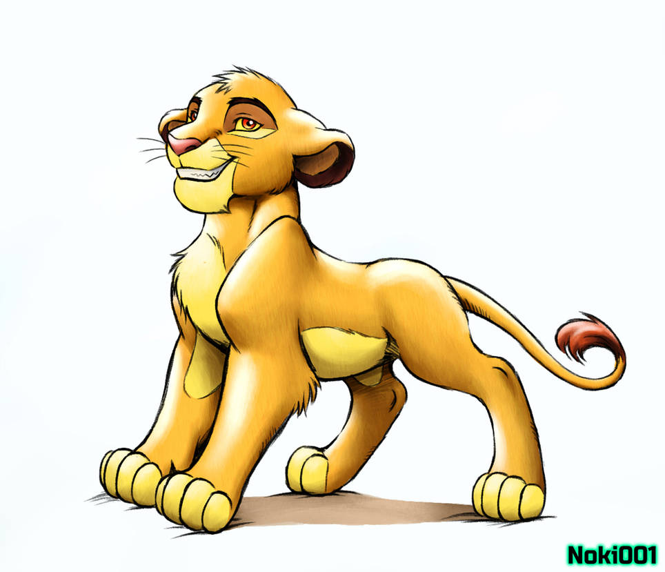 Young Simba 2 by Noki001 on DeviantArt