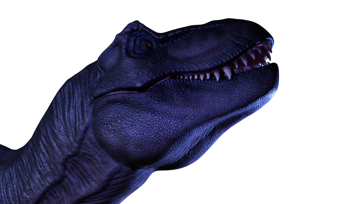Rexy head up pose from Jurassic Park by Noki001 on DeviantArt