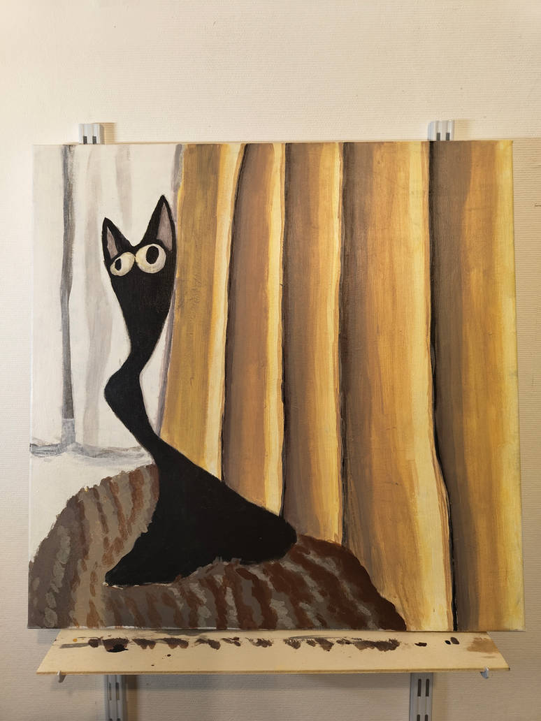 that distorted cat meme by sunglowboogie on DeviantArt